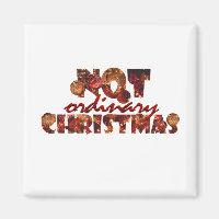 "Not Ordinary Christmas" Font Art Decoration