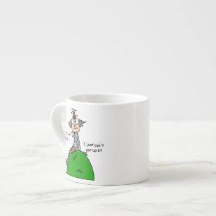 Not Over the Hill Humour Espresso Cup