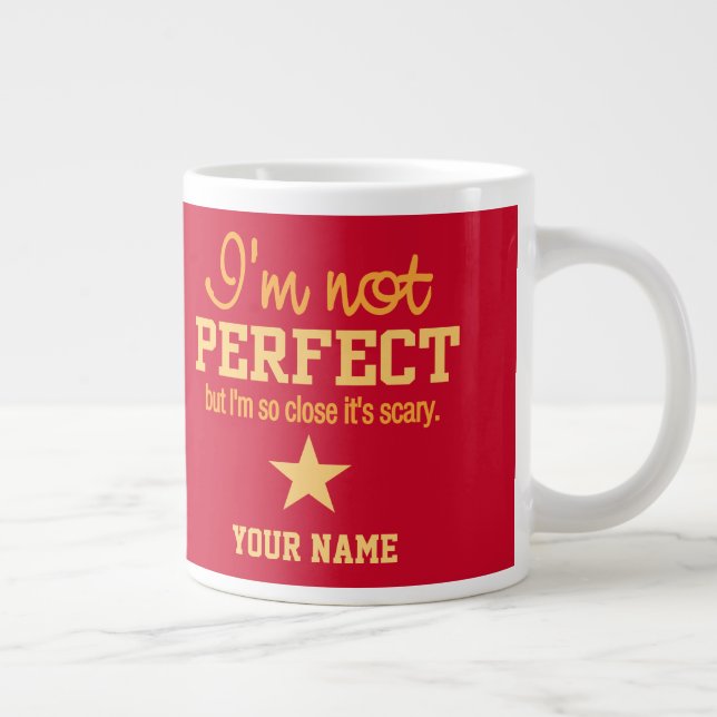 Not Perfect custom mugs (Right)