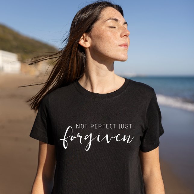 Not Perfect Just Forgiven Christian  T-Shirt (Creator Uploaded)