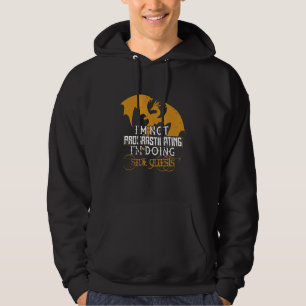 Not Procrastinating Doing Side Quests Dragon Gamer Hoodie