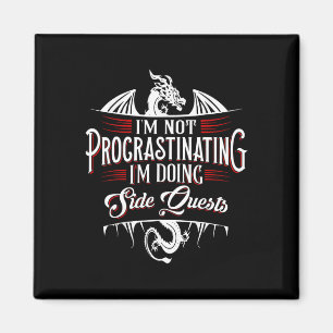 Not Procrastinating Side Quests Funny Rpg Gamer Dr Magnet