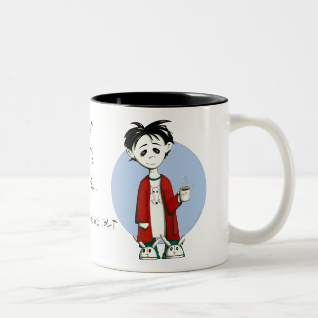 Not  Quite Alive... Two-Tone Coffee Mug (Right)