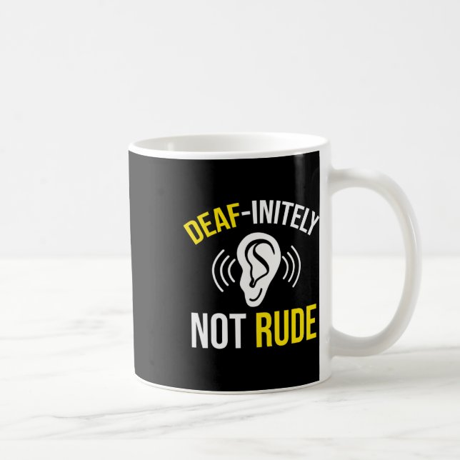 Not Rude  Coffee Mug (Right)