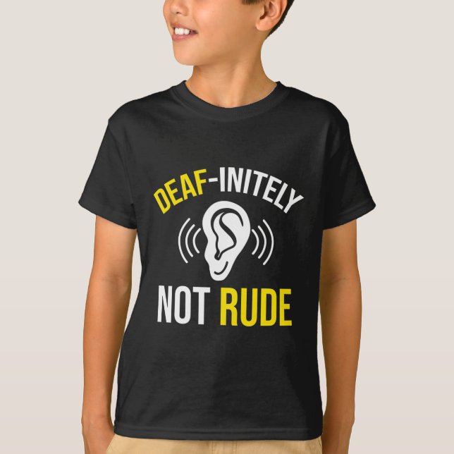 Not Rude  T-Shirt (Front)