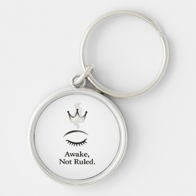 Not Ruled Classic Key Ring (Front)