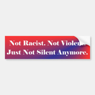 Not Silent Bumper Sticker