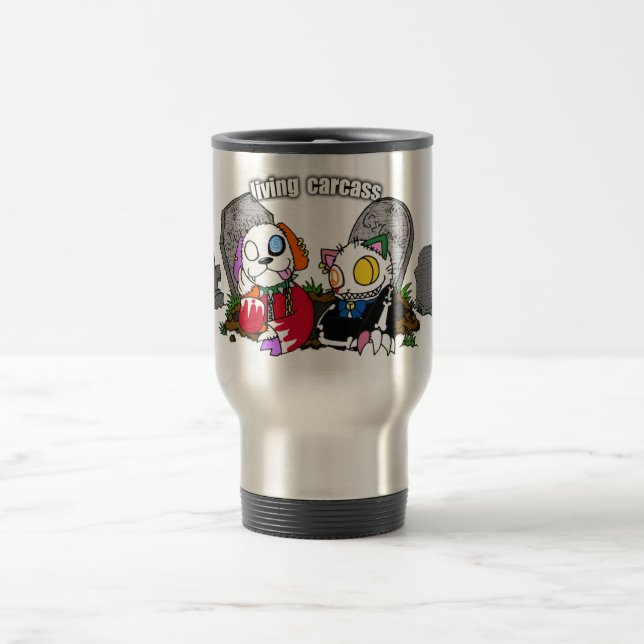 not sleep well travel mug (Center)
