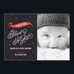 Not So Silent Night Christmas Photo Cards<br><div class="desc">Celebrate the holiday season with this adorable holiday card by Berry Berry Sweet. Available in other colours.</div>