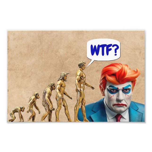 Not So Subtle Anti Trump Photo Print (Front)