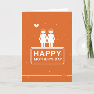 Not Straight Design 'Mother's Day' Card