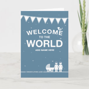 Not Straight Design 'New Baby' Card
