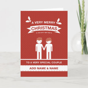 Not Straight Design Special Couple Card