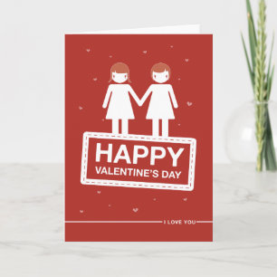 Not Straight Design 'Valentine's Day' Card