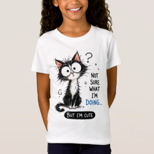 Not Sure What I’m Doing Cute Cat T-Shirt