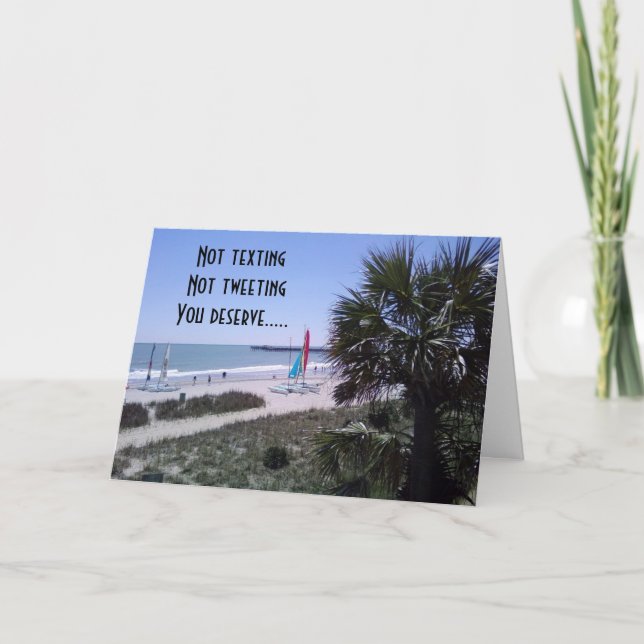 NOT TEXTING/AND TWEETING-ONLY A "CARD" WILL DO HOLIDAY CARD (Front)