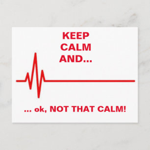 Not that calm postcard