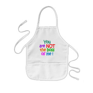 NOT the boss!  apron