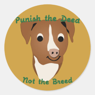 Not The Breed Classic Round Sticker