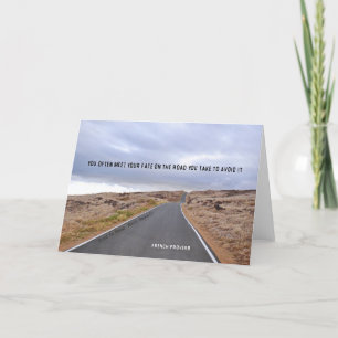 NOT THE DESTINATION Greeting Card