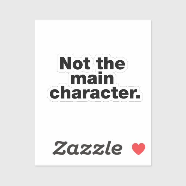 Not the main character (Sheet)