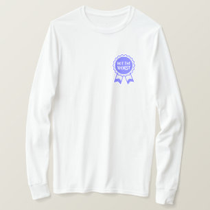 Not the Worst Blue Ribbon T-Shirt