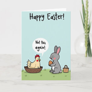 Not This Again Funny Holiday Card
