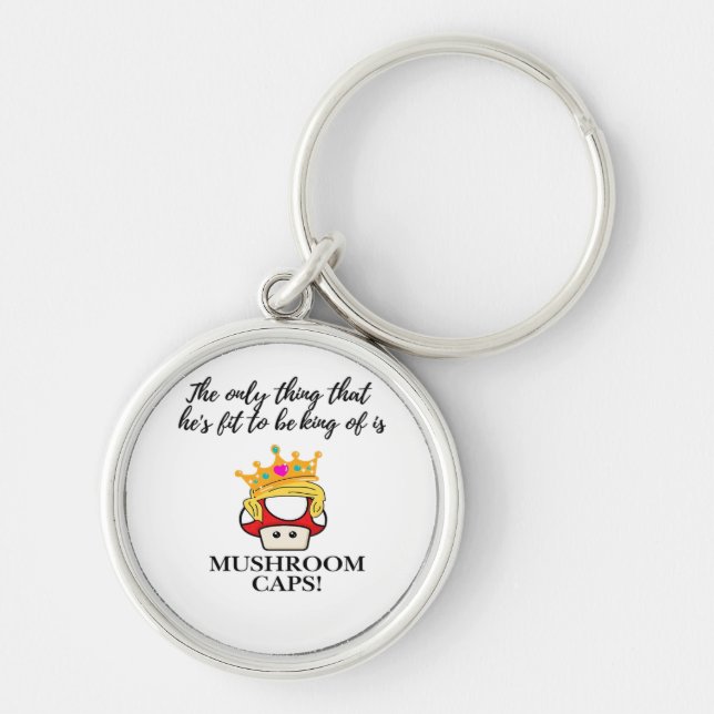 Not To Be King Classic Key Ring (Front)