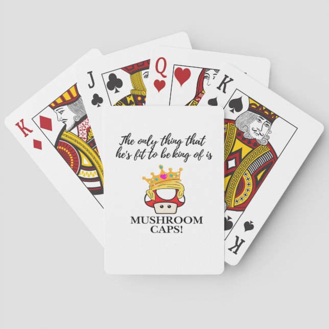 Not To Be King Classic Playing Cards (Back)