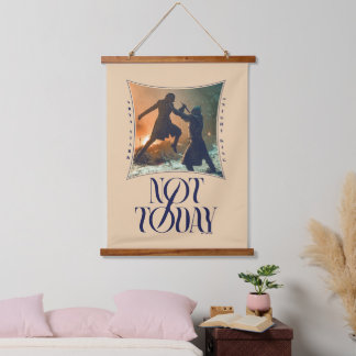 "Not Today" Arya Stark Vs. The Night King Hanging Tapestry