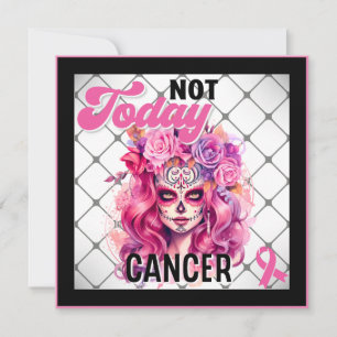 Not Today _ Breast Cancer Awareness Holiday Card