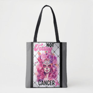 Not Today _ Breast Cancer Awareness Tote Bag
