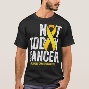 Not Today Childhood Paediatrics Golden Ribbon T-Shirt
