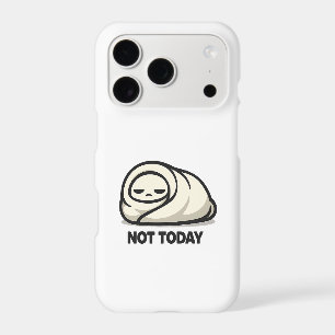 Not Today - Cute Tired Character Blanket Burrito A