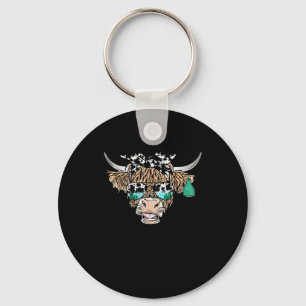 Not Today Heifer Vintage Lady Cow Ladies Heifer  Key Ring