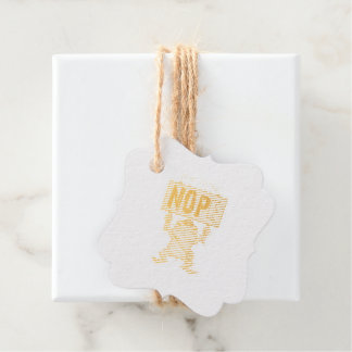 Not Today! Nope Frog Sticker Favour Tags