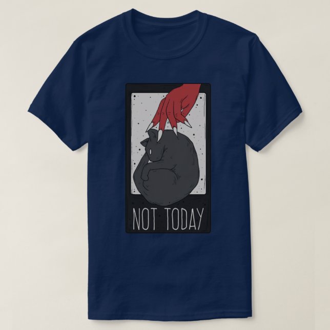 Not today Satan 1 T-Shirt (Design Front)