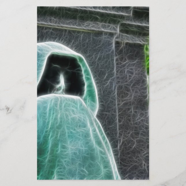 Not Today Satan Stationery (Front)