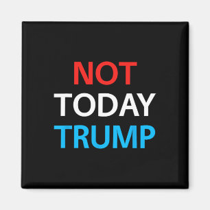 Not Today Trump Not My President Defend Democracy  Magnet