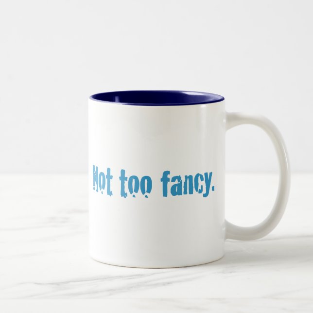 Not too fancy. Two-Tone coffee mug (Right)