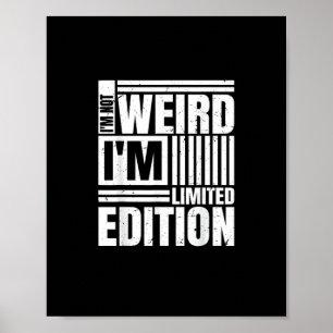 Not Weird Just More Creative Anime Lover Playful S Poster