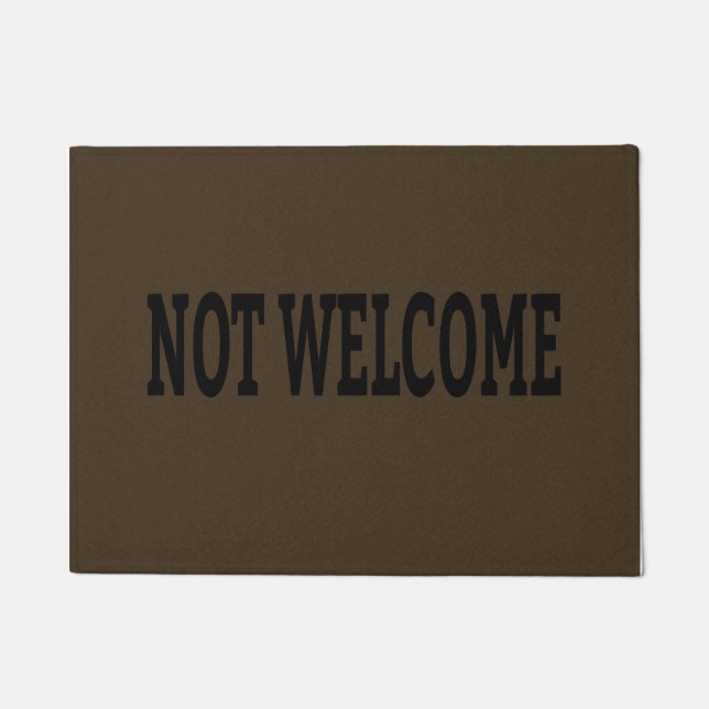 Not Welcome Doormat (Front)