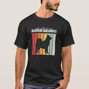 Not Without My Alaskan Malamute Retro Vintage T-Shirt