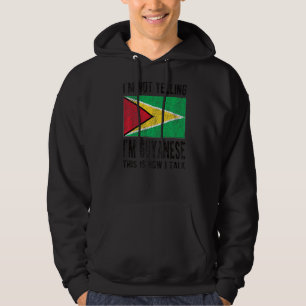 Not Yelling I'm Guyanese Guyana Flag Guyanese Root Hoodie
