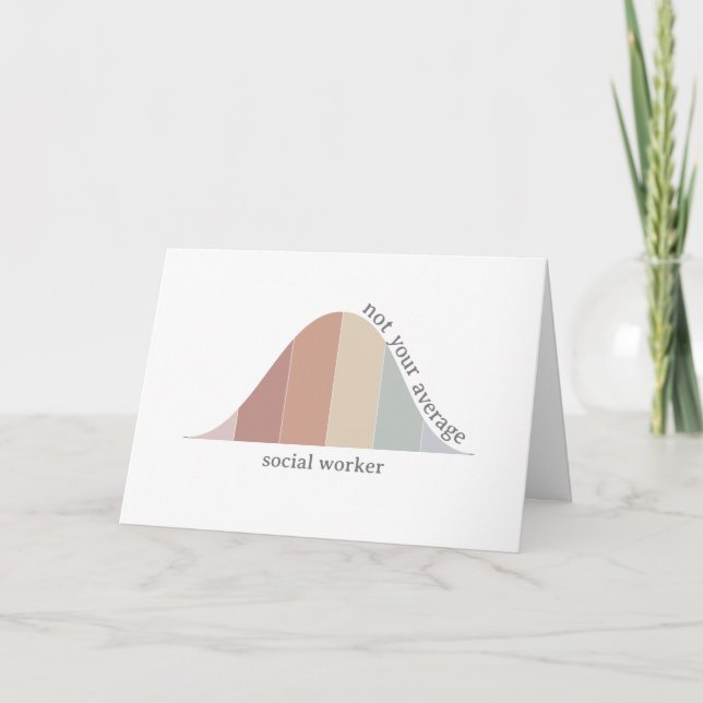 Not your average Social Worker Thank You Card (Front)