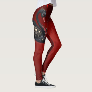 Not Your Average Swan – Spikes, Skulls & Sass.  Leggings