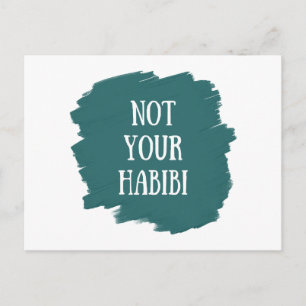 Not Your Habibi Holiday Postcard
