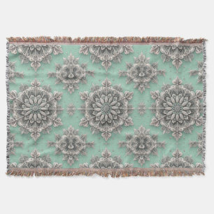 Not Your Ordinary Snowflakes II Throw Blanket