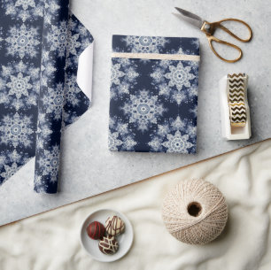 Not Your Ordinary Snowflakes III Wrapping Paper