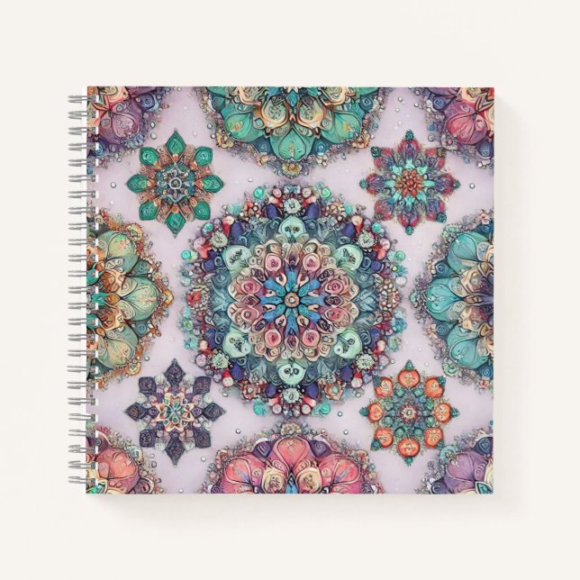 Not Your Ordinary Snowflakes Notebook (Front)